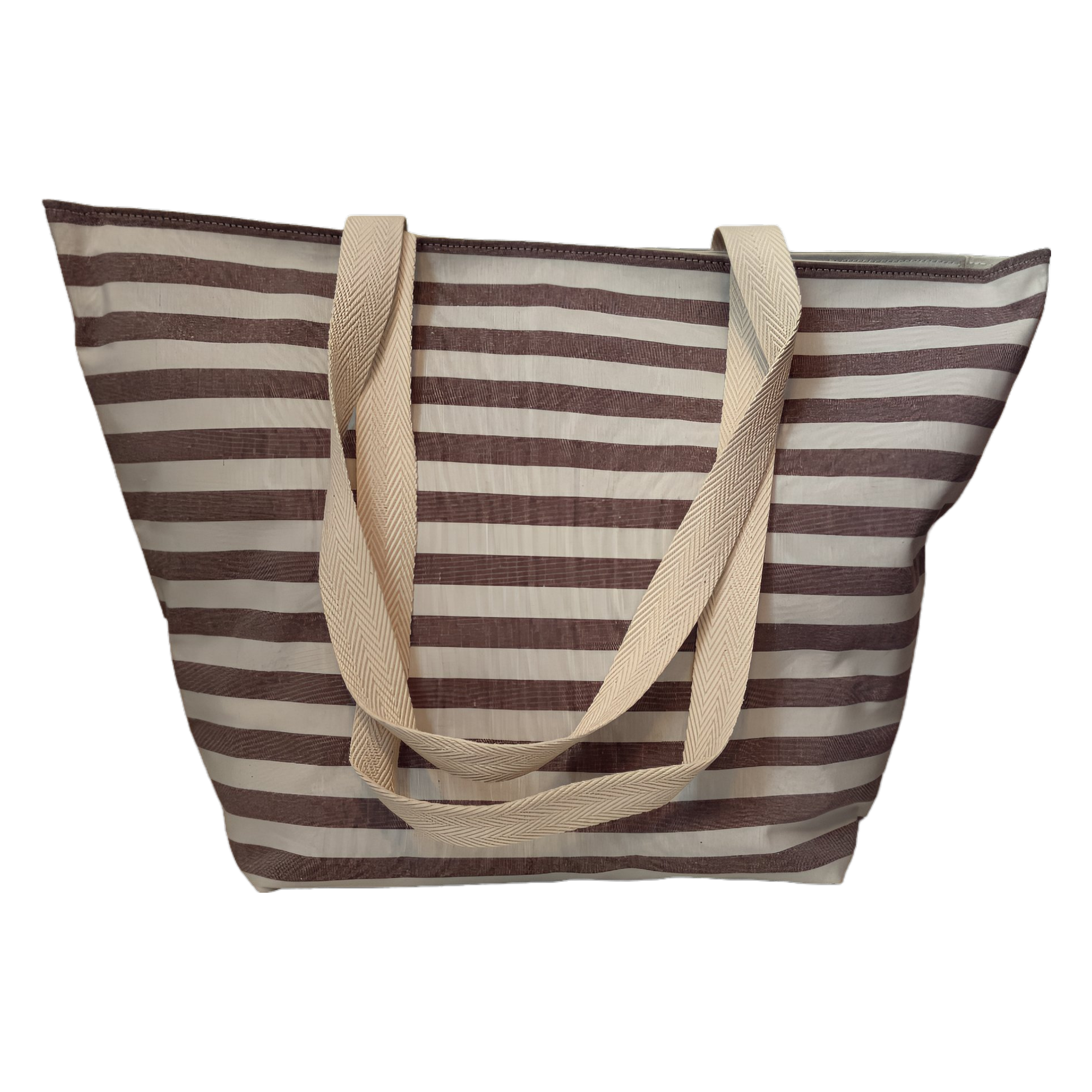 Bolso Verum Oasis – Rayas Marrón Tostado - Imagen 2