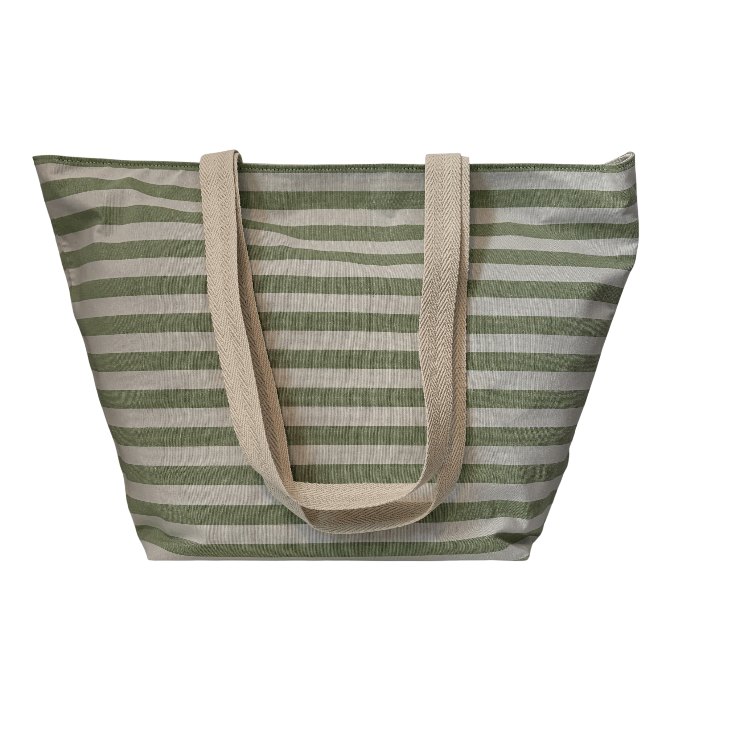 Bolso Verum Oasis – Rayas Verde Salvia - Imagen 2